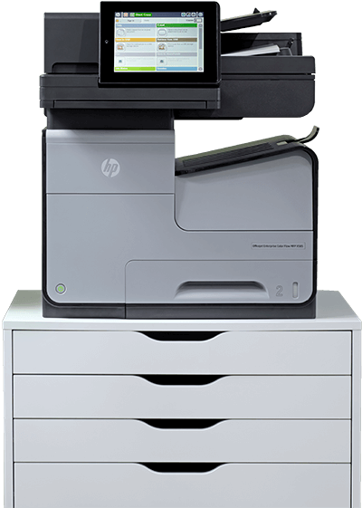 hp multifunction printer on small desk