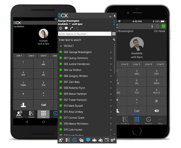 3cx android ios mobile phone app