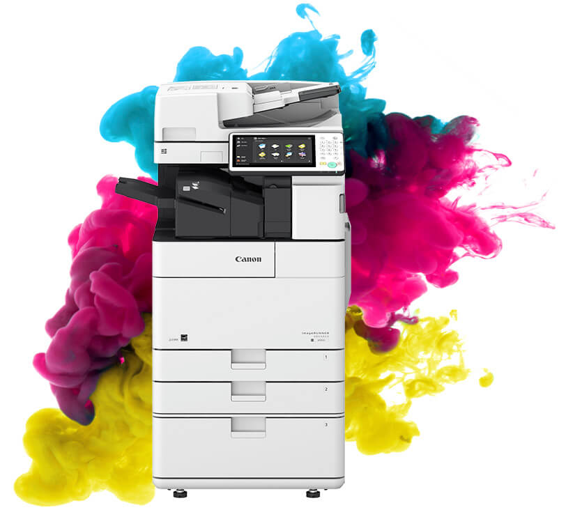 fruth group canon mfp with cmyk explosion